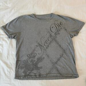 Grey never dies graphic cotton